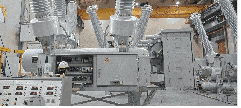 HV breakers under test